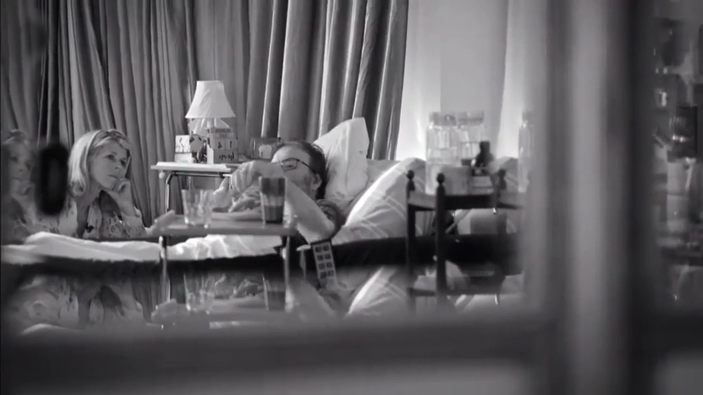 The black-and-white trailer shows Garraway with Derek