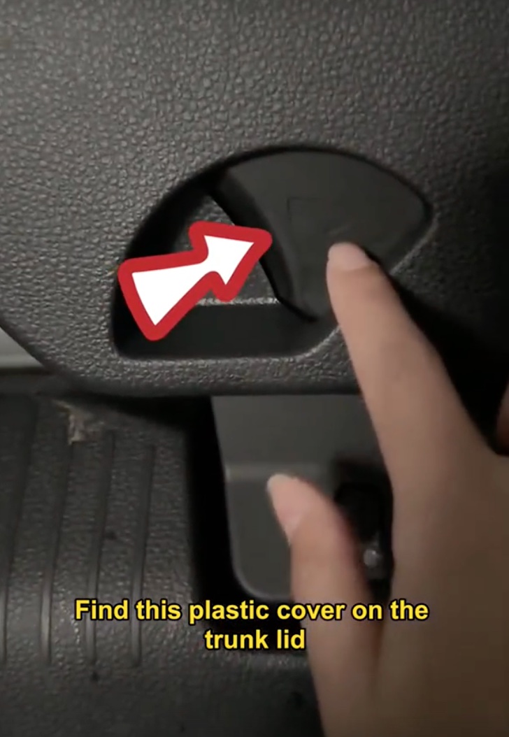 Then look for this button and push it in the direction of the arrow shown