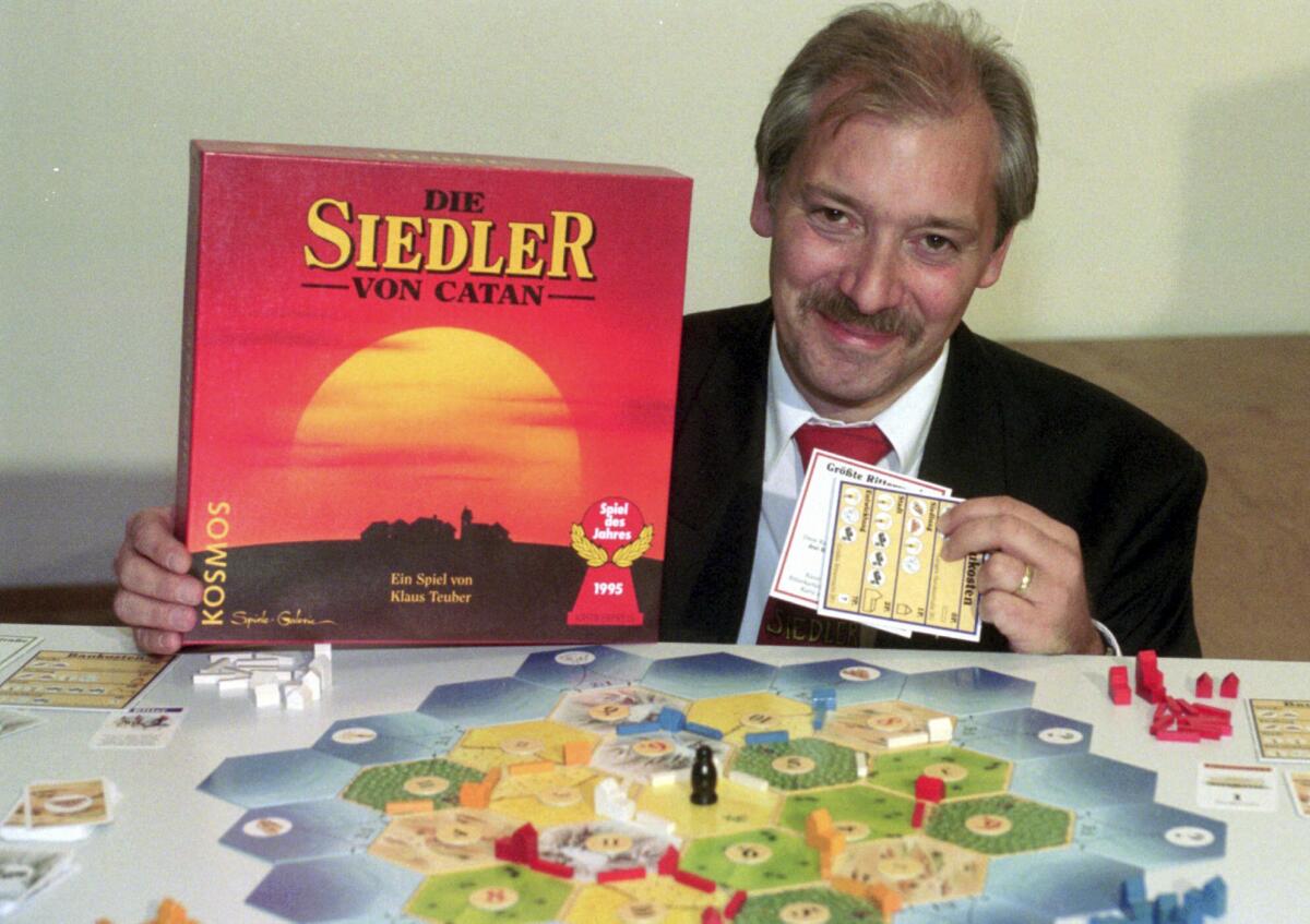 Klaus Teuber's Catan board game, which was introduced 1995, has sold tens of millions of copies.