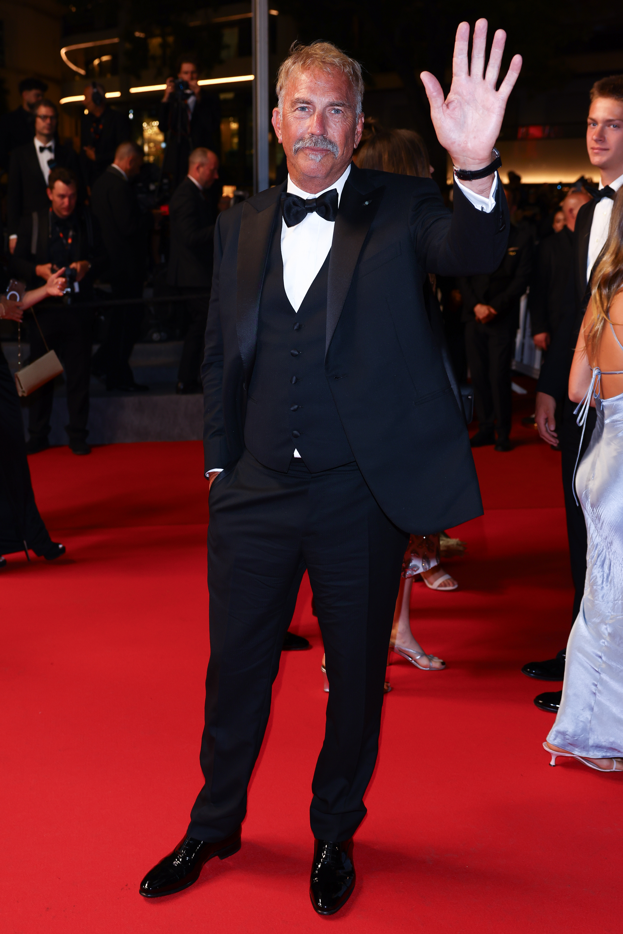 The same is true of Kevin Costner - who was said to be in tears at all the influencers around