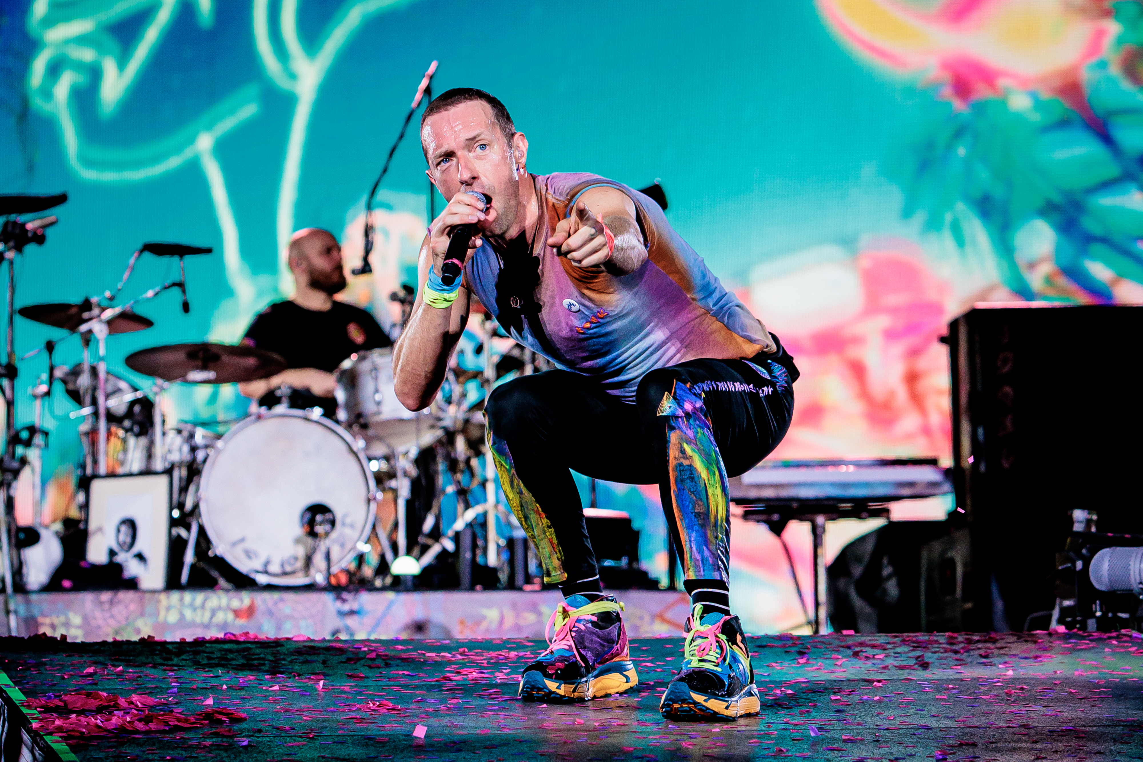 Sabrina has said that she loves Coldplay - fronted by Chris Martin, pictured