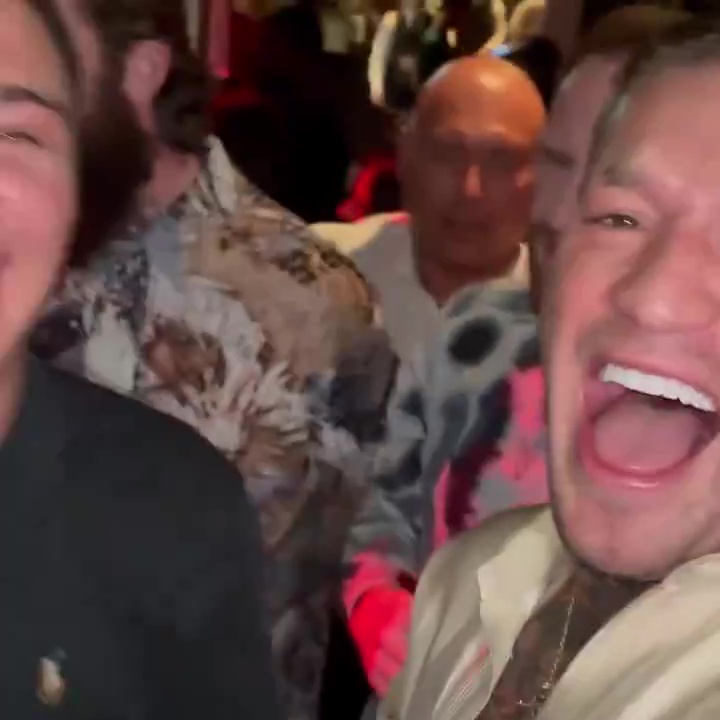 The Notorious was back partying at his Black Forge Inn pub for the second weekend running