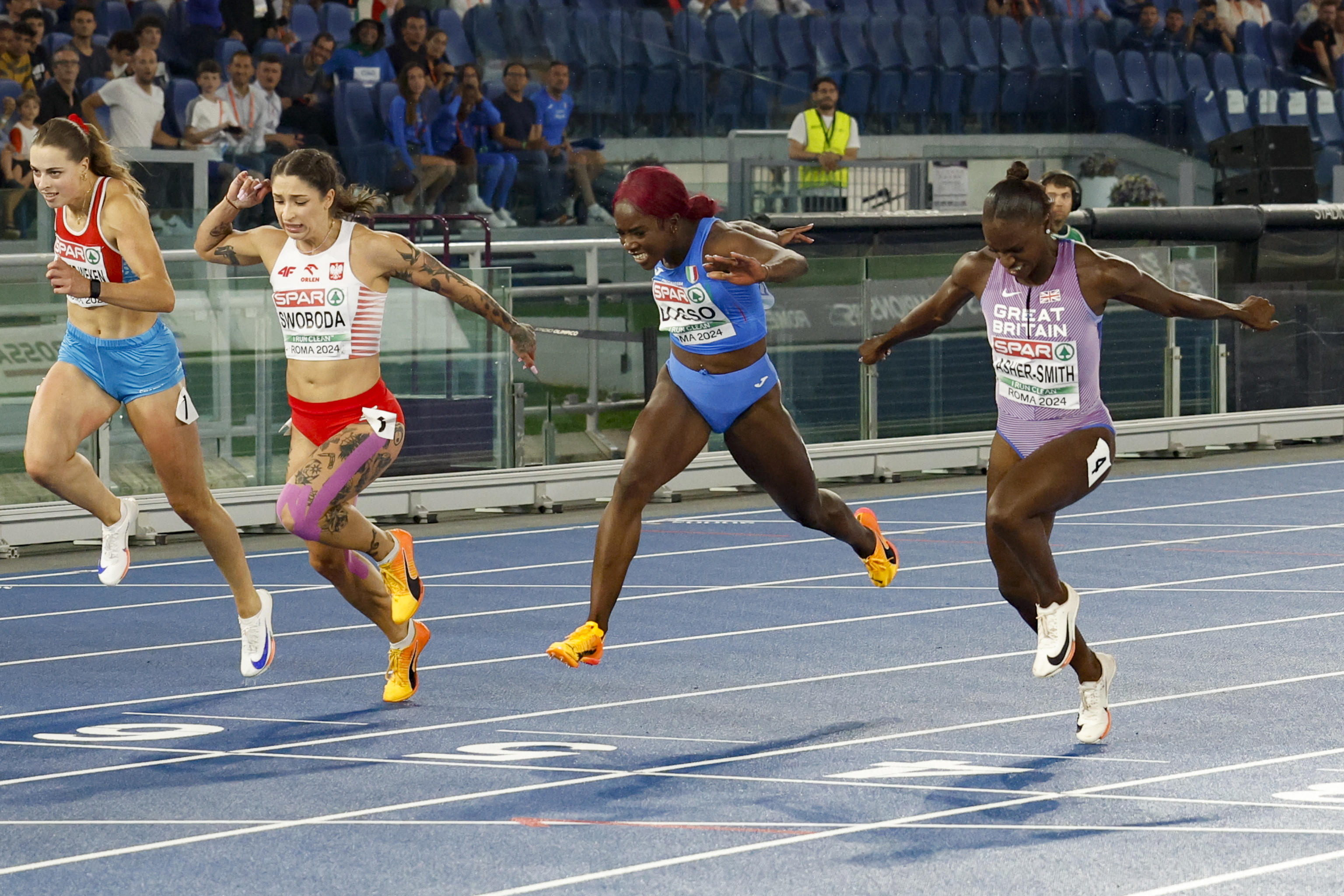 She edged out her rivals in the perfect warm-up for the Olympics
