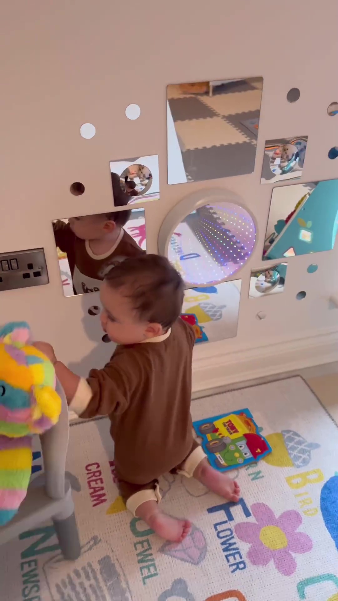 Her fans recently sent an urgent warning over her son's playroom