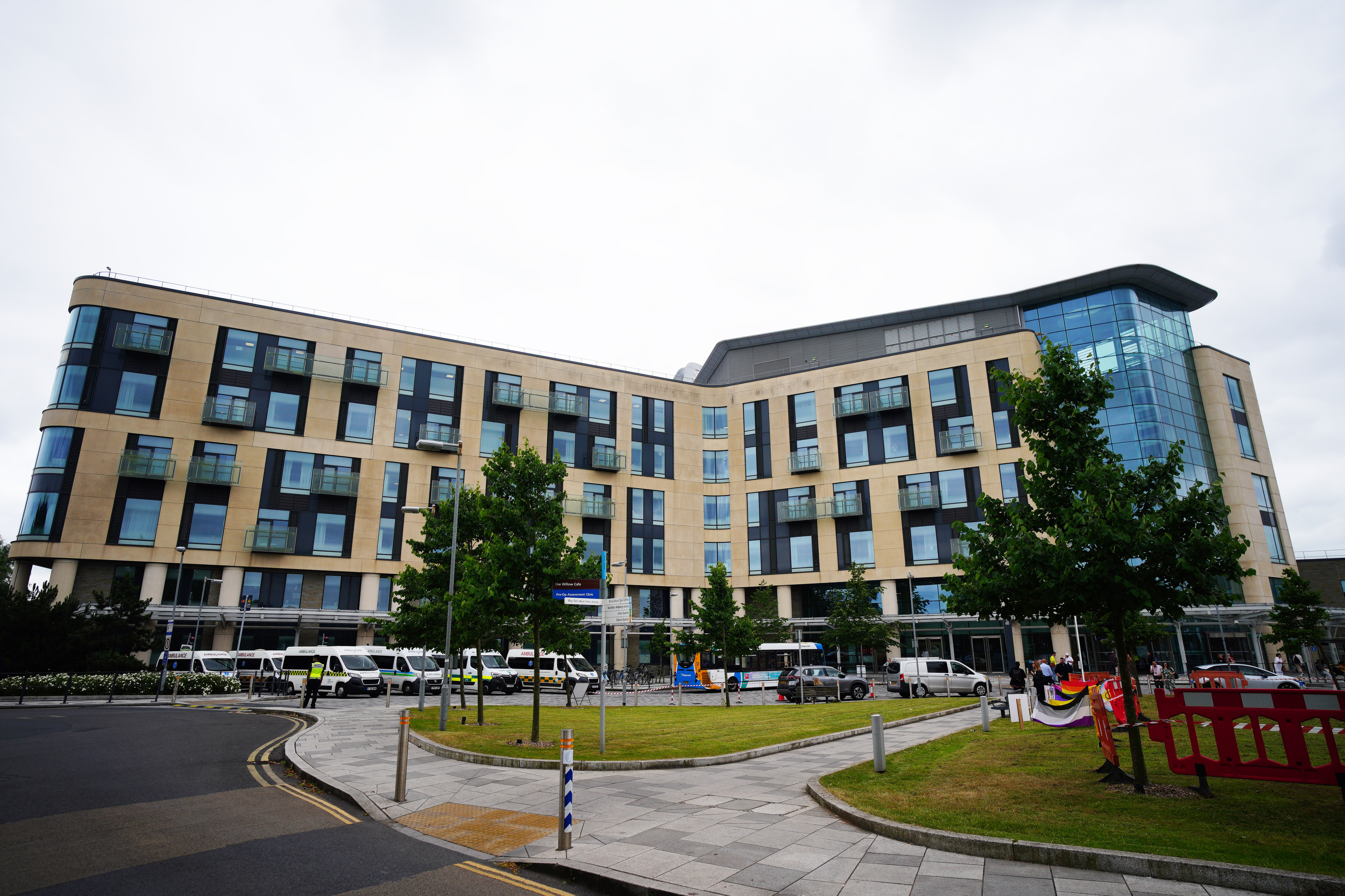 The Princess Royal is being treated at Southmead Hospital in Bristol