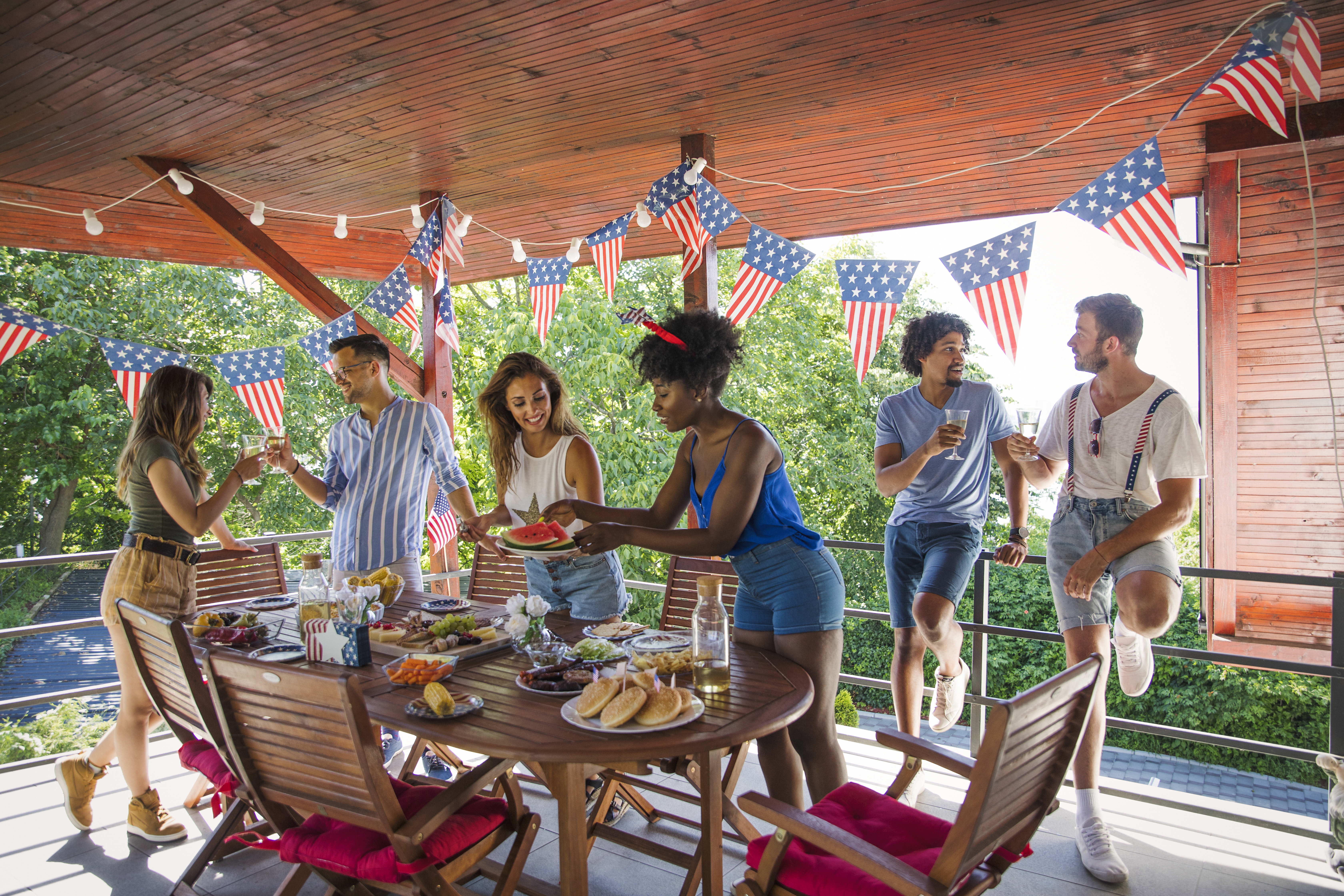 A Trader Joe's fan shared a baking hack that saved them time in the kitchen on the Fourth of July (Stock photo)