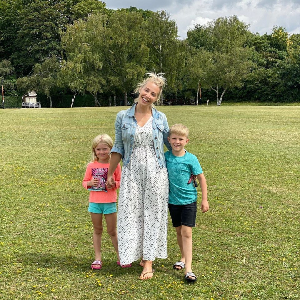 Laura has Rocco and Tahlia with her husband Alex