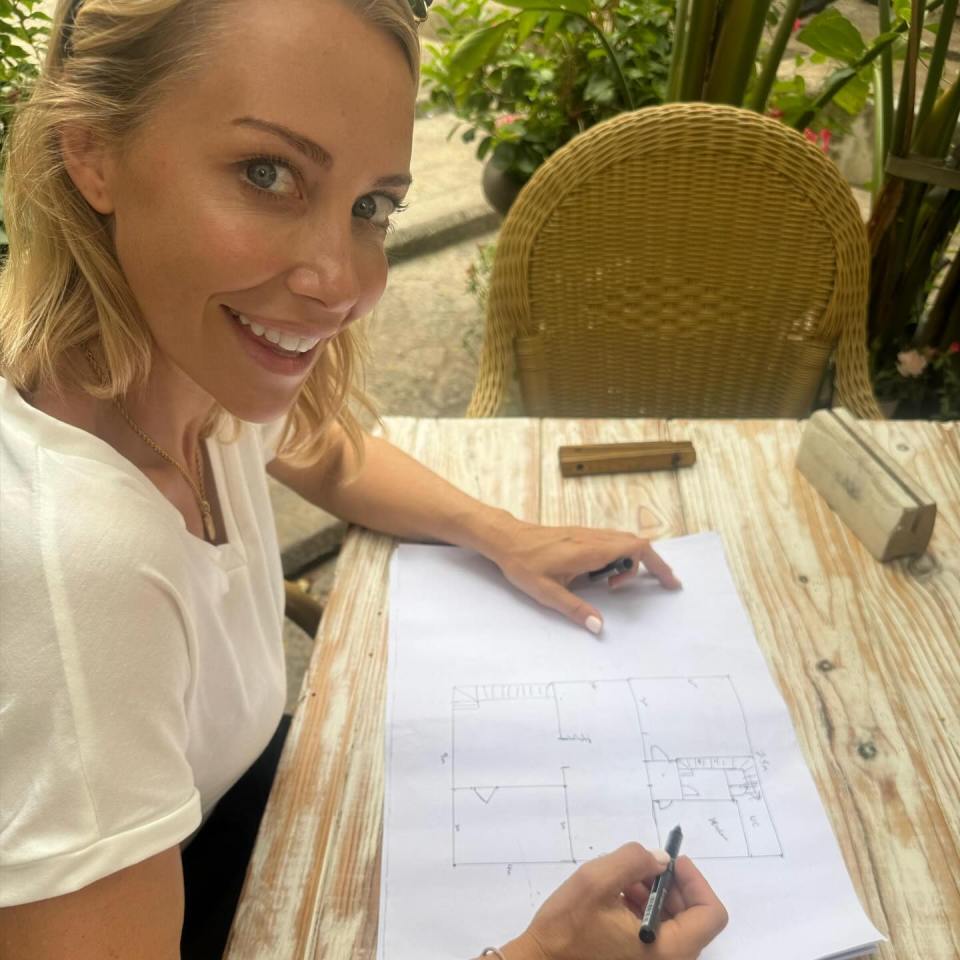 The TV host has bought her first home abroad and plans to renovate it
