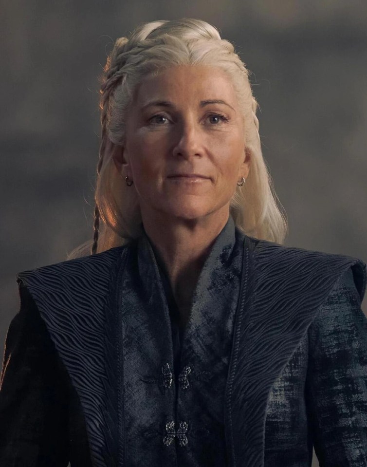 The parents had named their daughter after Rhaenys Targaryen, pictured, a fictional character in the Game of Thrones' prequel House of the Dragon