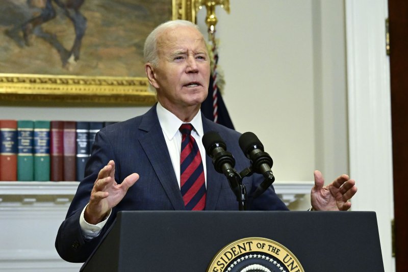 U.S. President Joe Biden held a "direct and productive" phone conversation Wednesday with Israeli counterpart Prime Minister Benjamin Netanyahu, over what Israel's response should be to Iran's Oct. 1 attack when it launched almost 200 missiles against Israel. Photo by Ron Sachs/UPI