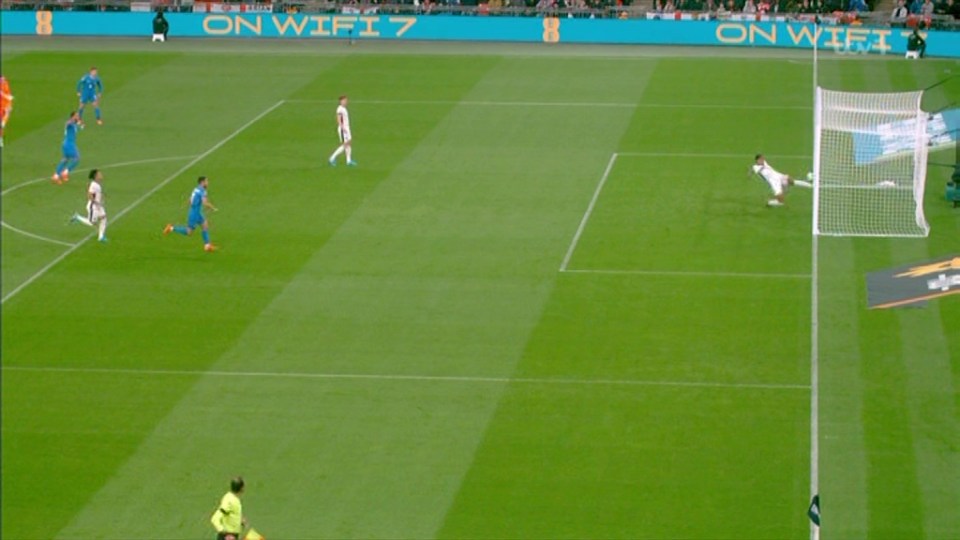 Levi Colwill produced a sensational goal line clearance