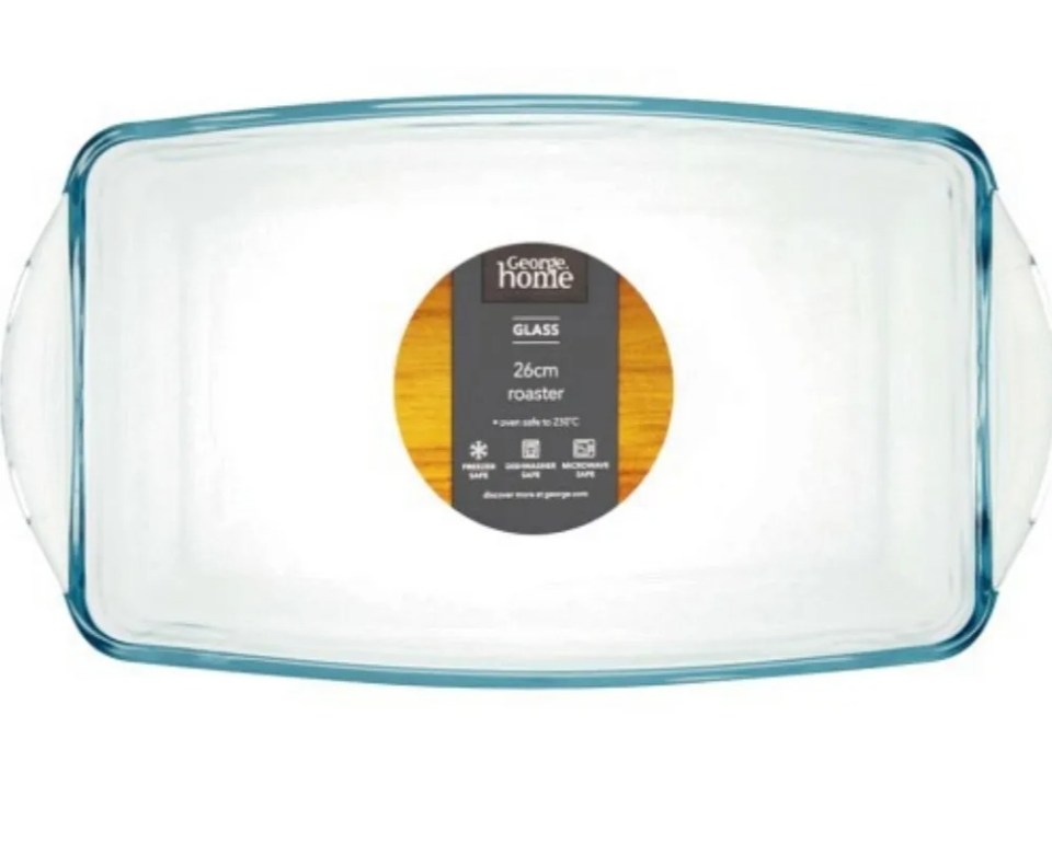 This large glass roaster is down to £4.50 at Asda