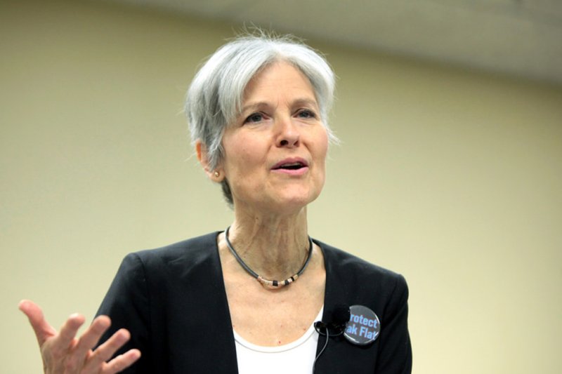 Jill Stein speaking at the Green Party Presidential Candidate Town Hall hosted by the Green Party of Arizona at the Mesa Public Library in Mesa, Ariz., in 2016. Photo courtesy Gage Skidmore