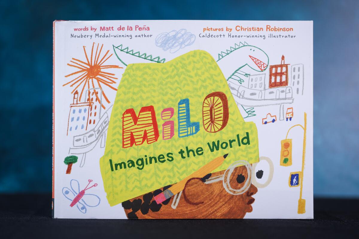 "Milo Imagines the World," by Newbery Medal-winning author Matt de la Pena.