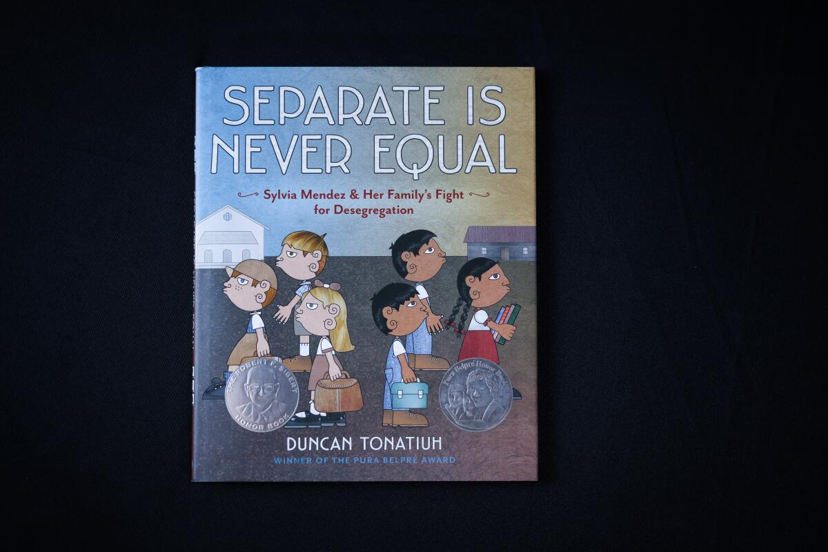 "Separate Is Never Equal," by Duncan Tonatiuh, winner of the Pura Belpre Award