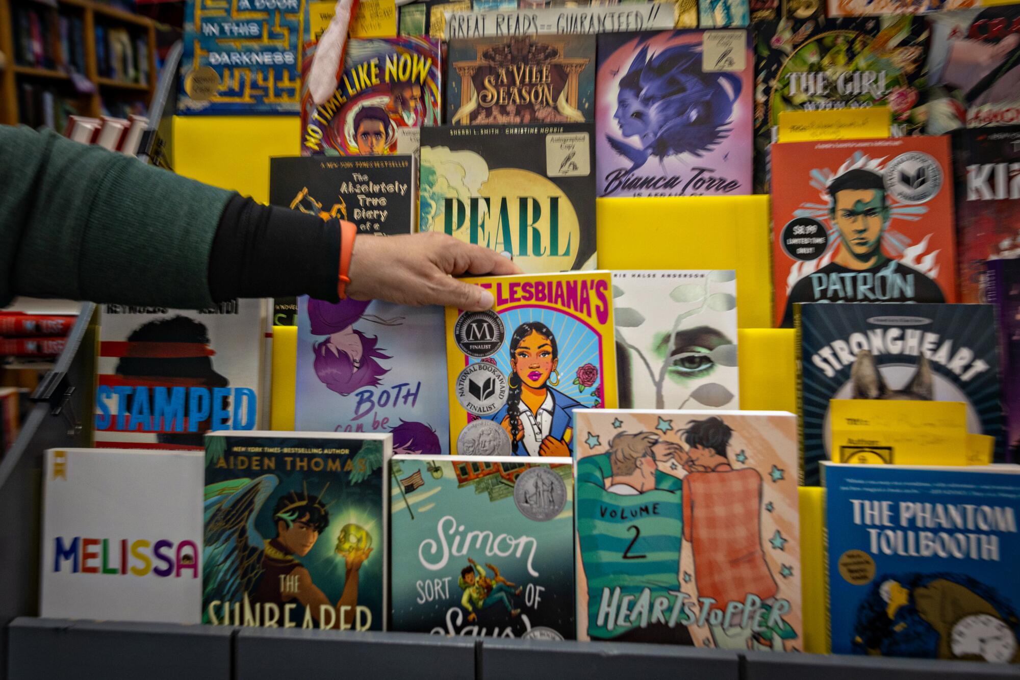 Maureen Palacios points out several books that some people would like to see banned.