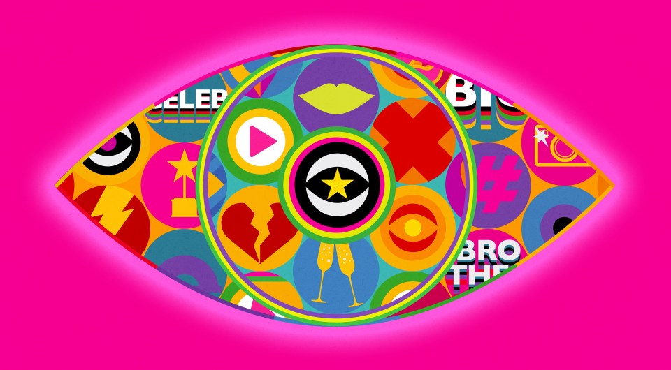 Illustration of the Celebrity Big Brother logo.