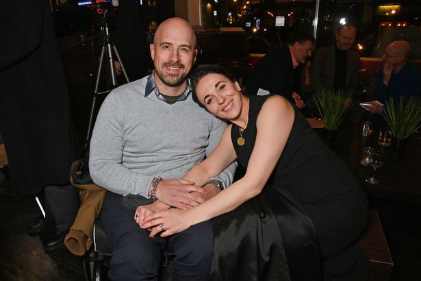 Jonathan Goodwin and Amanda Abbington