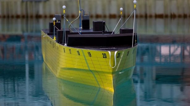 The test boat