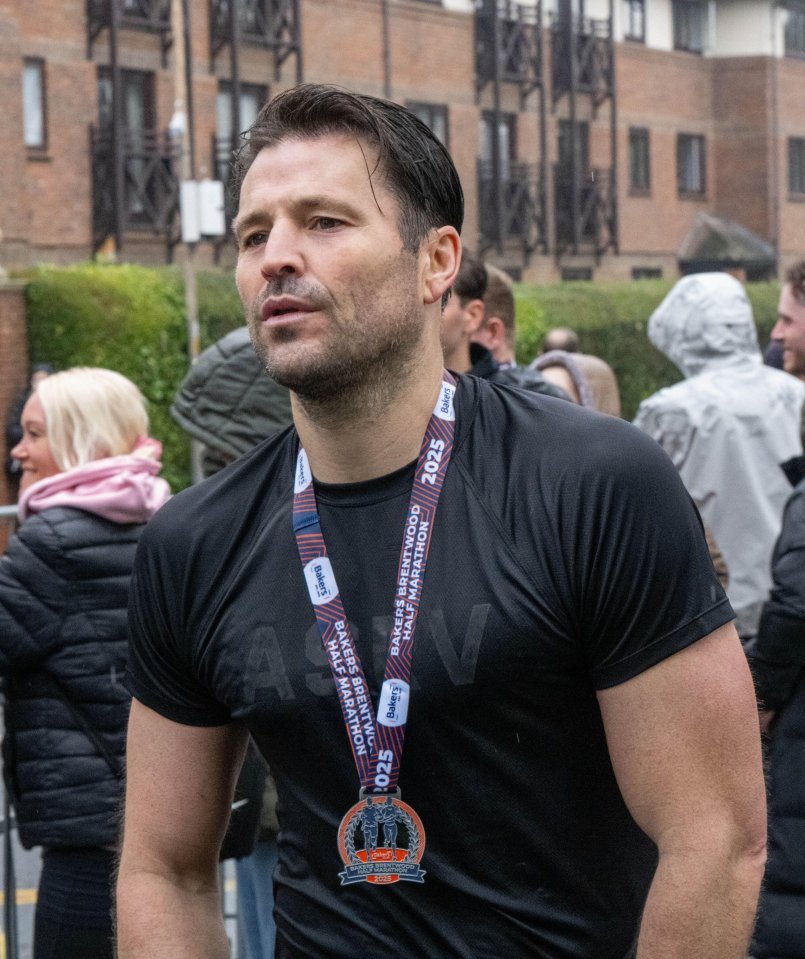 Mark Wright at the Brentwood Half Marathon.