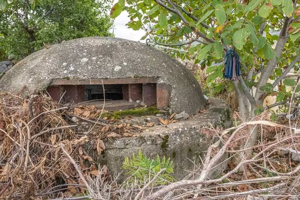 Bunkers, vestiges of the paranoia of the Albanian dictator Enver Hojda, are proliferating in the fields as well as in Albanian cities, such as here on the banks of Lake Orhid.