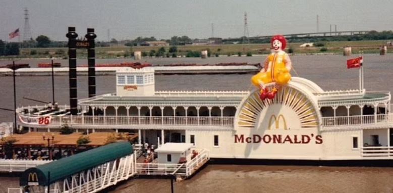 The McBarge, a McDonald's floating restaurant.