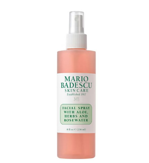 Mario Badescu Facial Spray with aloe, herbs, and rosewater.