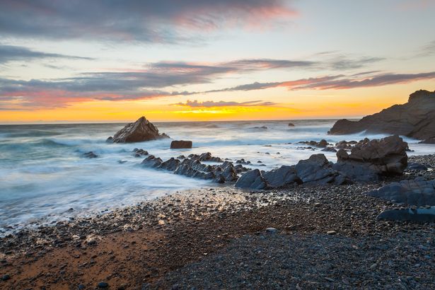 Sandy Bay Beach is incredible for exploring all the rock formations and interesting tide pools