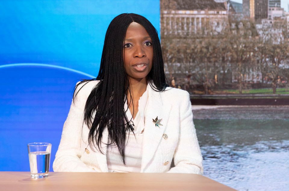 Sophie Chandauka, chairwoman of the Sentebale board, on Sky News.