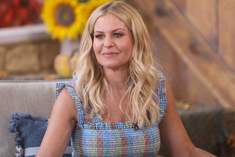 UNIVERSAL CITY, CALIFORNIA - SEPTEMBER 17: Actress Candace Cameron Bure visit Hallmark Channel's "Home & Family" at Universal Studios Hollywood on September 17, 2020 in Universal City, California. (Photo by Paul Archuleta/Getty Images)