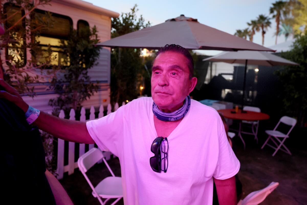 Gary Tovar at the 2025 Coachella in Indio, Calif.