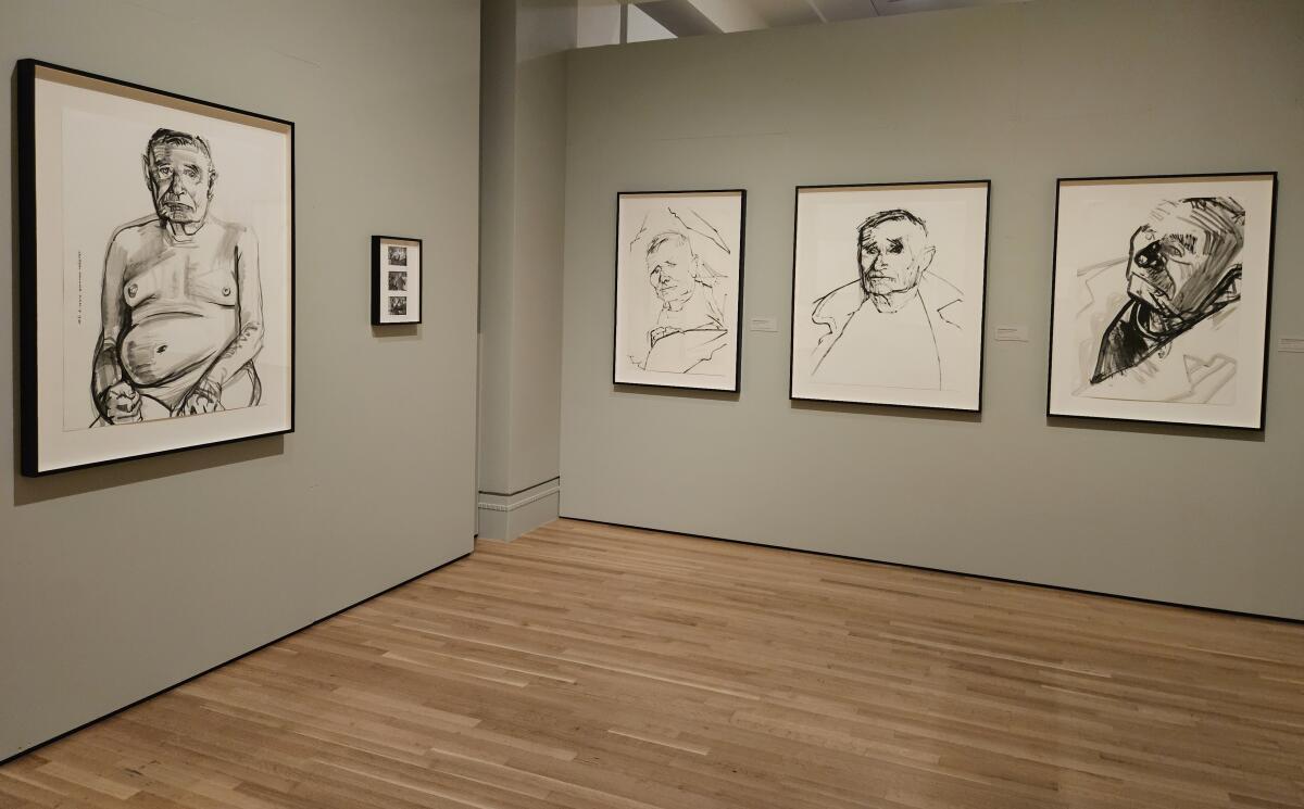 Don Bachardy drew several hundred portraits of Christopher Isherwood during the celebrated writer's final weeks of life