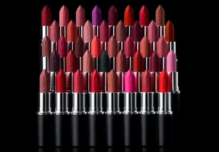 MAC lipstick range.