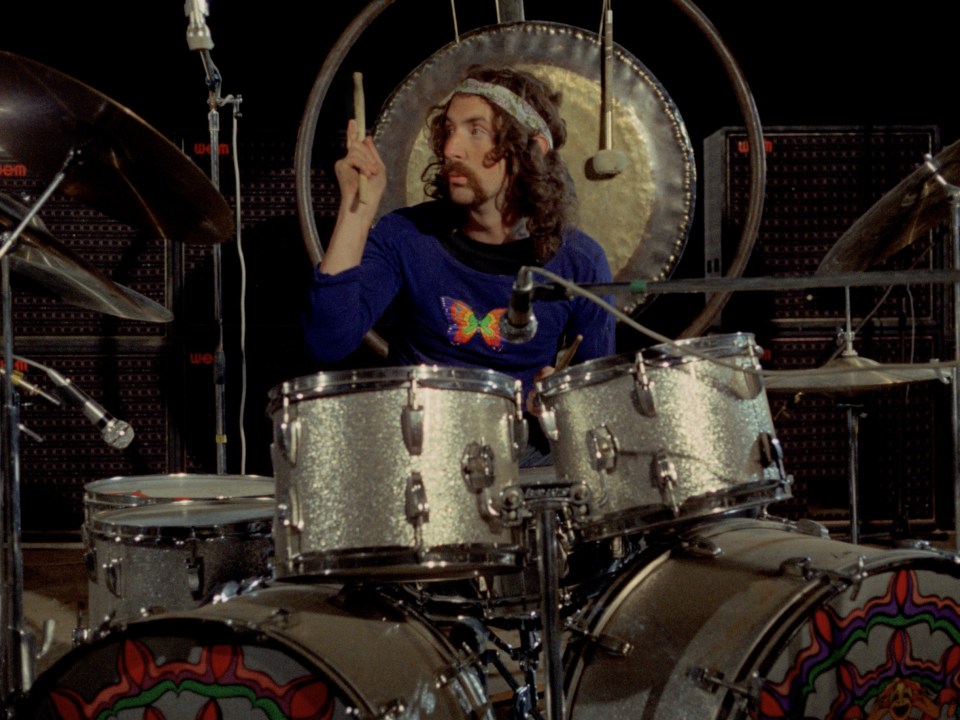 Pink Floyd drummer at Pompeii.