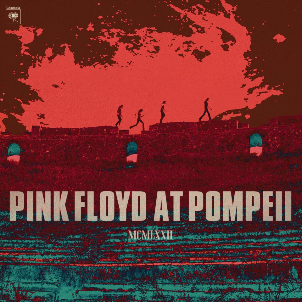 Pink Floyd at Pompeii album cover illustration.
