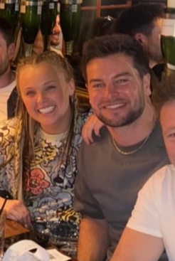Jojo Siwa and Chris Hughes reunited.