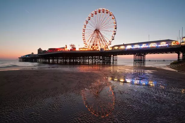 Image of ferris wheel on the Central Pier of Blackpool 