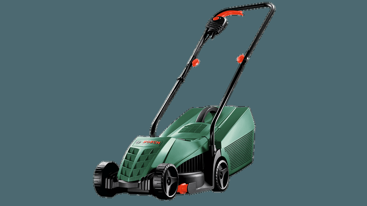 Electric lawnmower.