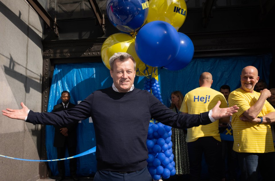 Jesper Borden, IKEA Retail CEO, at new London store opening.