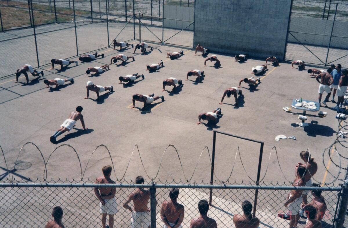 The high security wing of California Institute for Men in Chino.