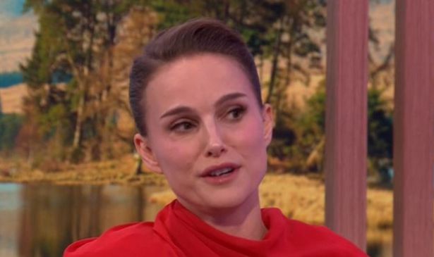 The One Show host changes topic a Natalie Portman says 'this is embarrassing'