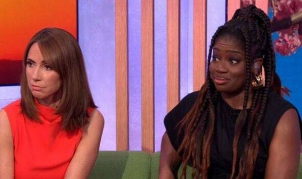 The One Show host were quick to change the subject