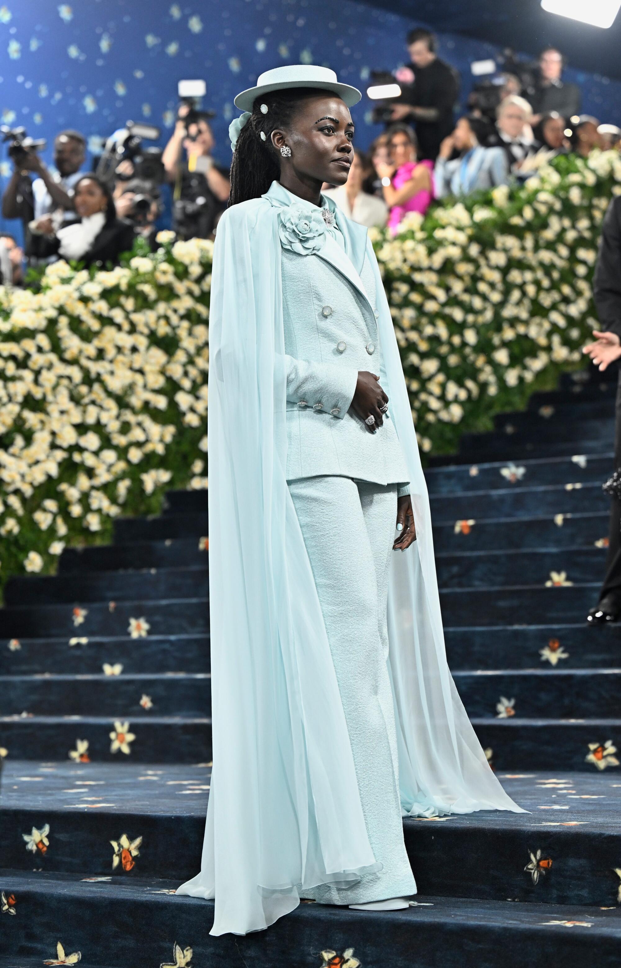 Lupita Nyong'o wearing Chanel.