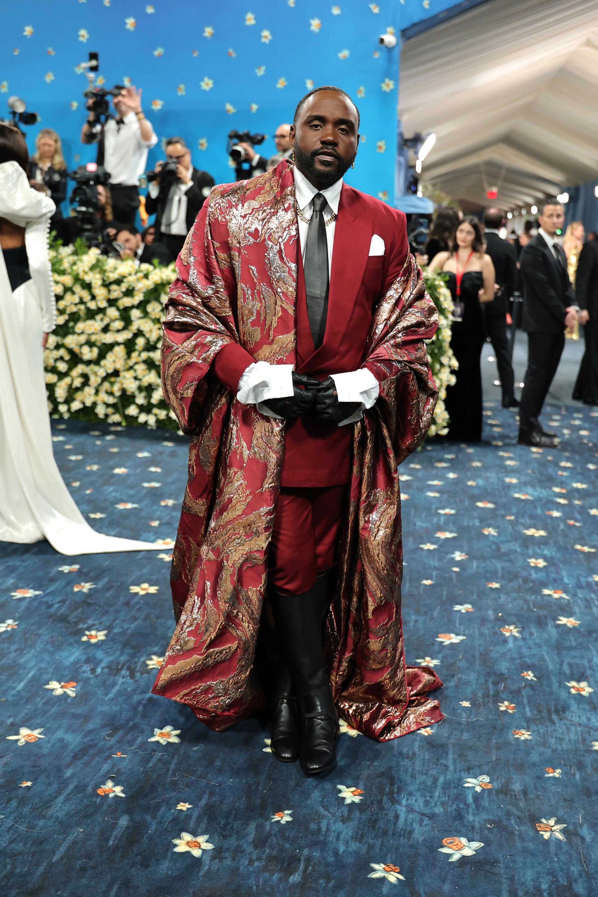 Brian Tyree Henry attends the 2025 Met Gala Celebrating "Superfine: Tailoring Black Style"