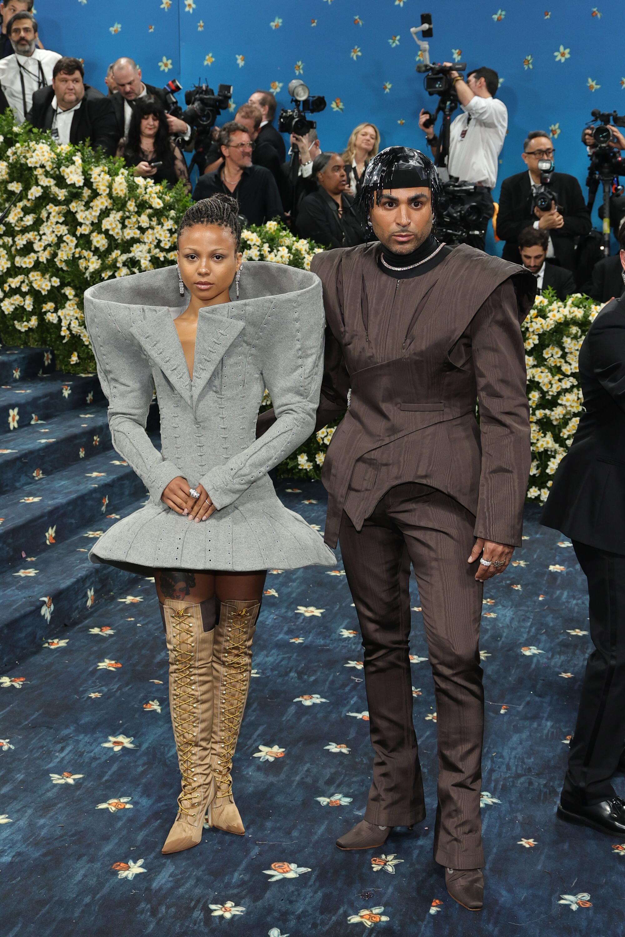 Myha'la Herrold, left, and Raul Lopez of LUAR.