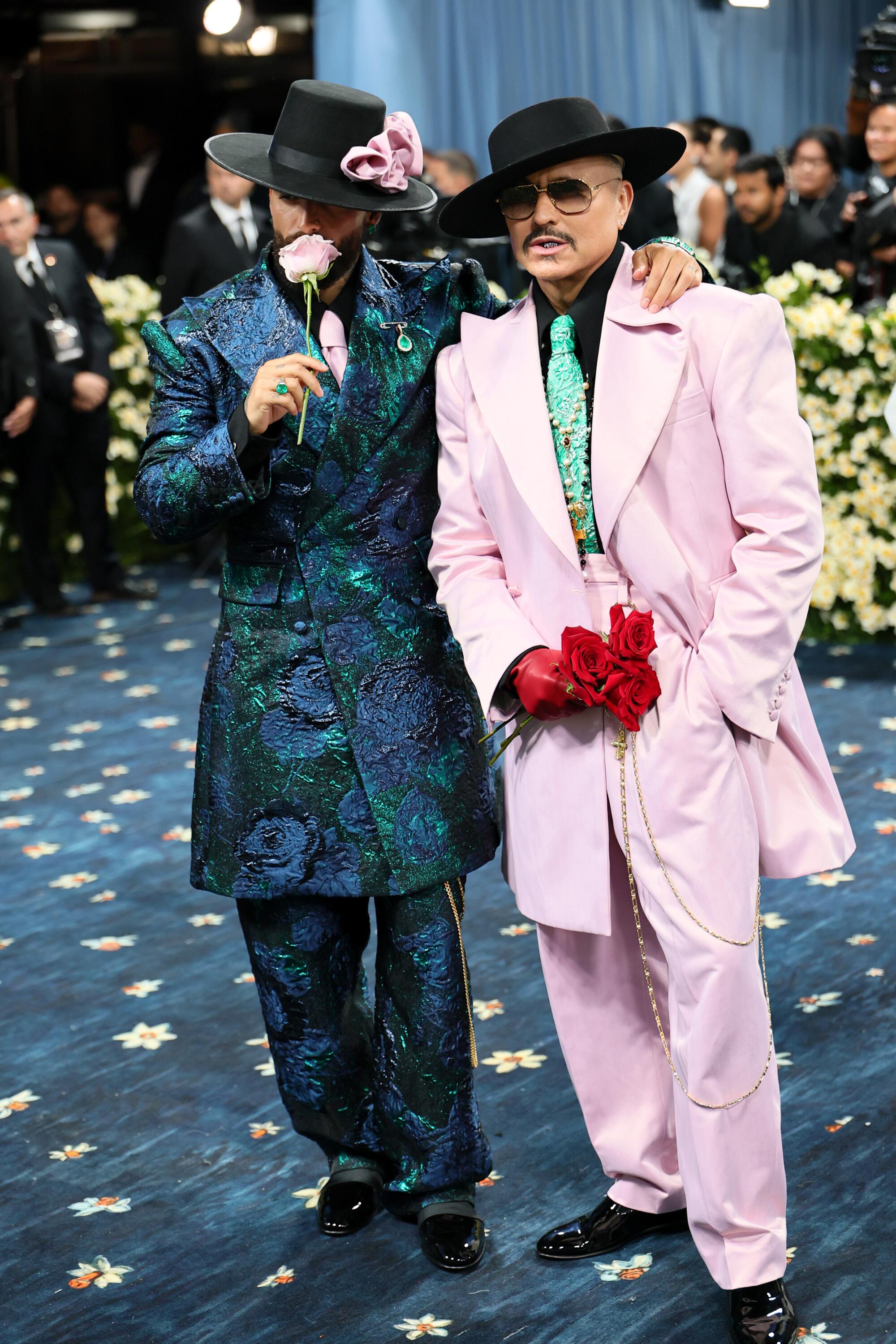 Maluma, left, and Willy Chavarria