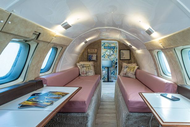 Inside the plane