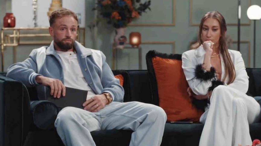 'This is CHAOS' say Mafs UK fans as Hannah is accused of massaging another groom's FEET before storming off the show, Hannah and Stephen married at first sight
