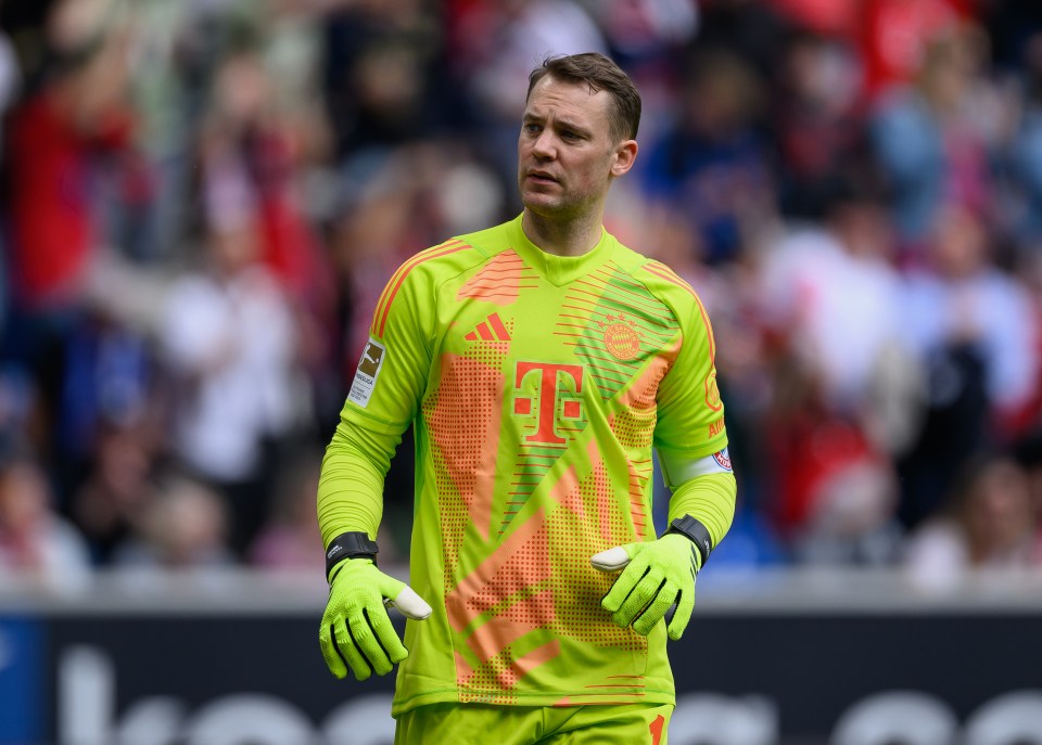 Manuel Neuer of Bayern Munich in action.