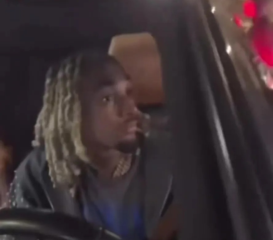 Person in a car.